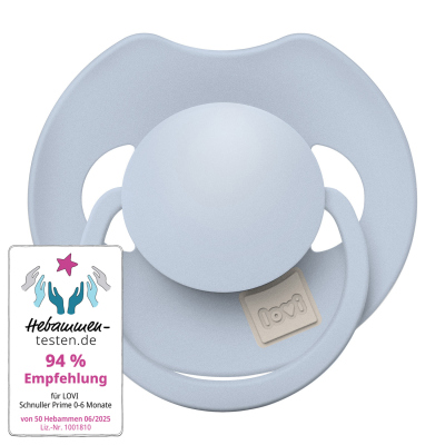 LOVI Dudlík silikonový dynamický PRIME 0-6m 1ks Baby Blue