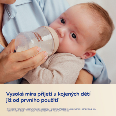 Canpol babies Set lahví Natural Shape 150ml 2ks
