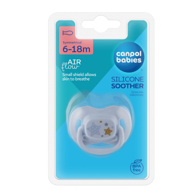 Šidítko 0-6m silikonové symetrické NEWBORN BABY