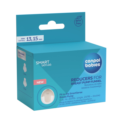 Canpol babies Náhradní silikonové vložky 17/19/21mm k odsávačce mateřského mléka SmartSense