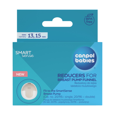 Canpol babies Náhradní silikonové vložky 17/19/21mm k odsávačce mateřského mléka SmartSense