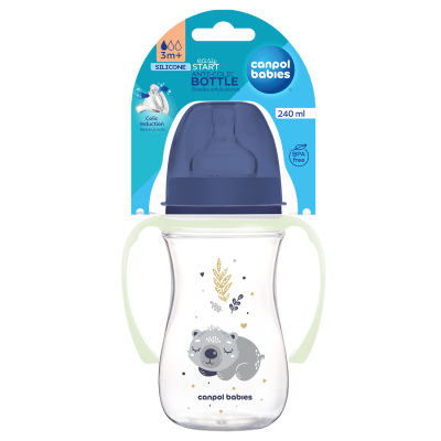 Canpol babies Antikoliková lahev EasyStart SLEEPY KOALA 240ml modrá