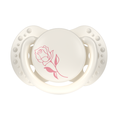 LOVI Mini dudlík silikonový dynamický PETITE ROSE 0-2m 2ks holka