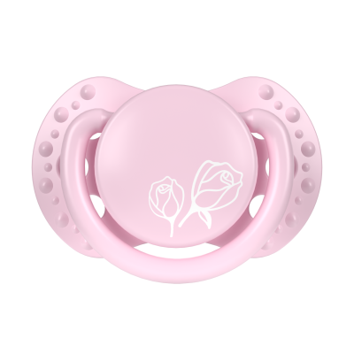 LOVI Mini dudlík silikonový dynamický PETITE ROSE 0-2m 2ks holka