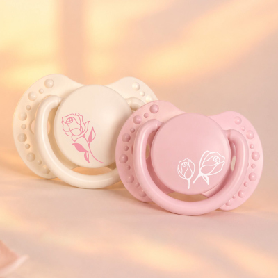 LOVI Mini dudlík silikonový dynamický PETITE ROSE 0-2m 2ks holka