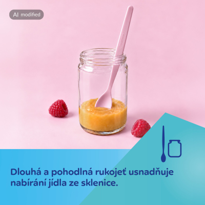 Canpol babies Jídelní sada lžičky pro první krmení 5ks holka