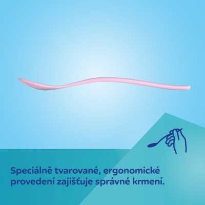 Canpol babies Jídelní sada lžičky pro první krmení 5ks holka