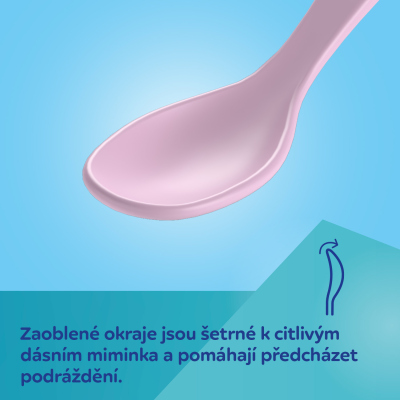 Canpol babies Jídelní sada lžičky pro první krmení 5ks holka