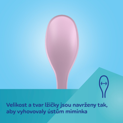 Canpol babies Jídelní sada lžičky pro první krmení 5ks holka