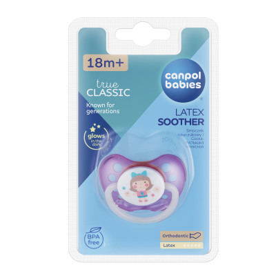 Canpol babies Dudlík 18m+ kaučukový anatomický TOYS