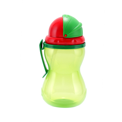 Canpol babies Sportovní lahev se slámkou 370ml zelená