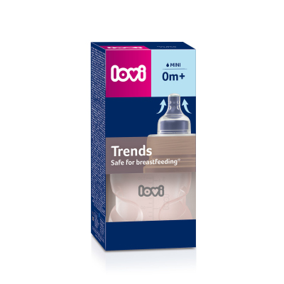 LOVI Cumisüveg Trends 120 ml pink