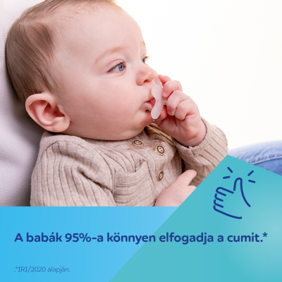 Canpol babies Dudlík 100% silikonový symetrický 6-12m 1ks zelený