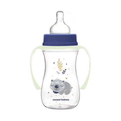 Canpol babies Anti-kólikás cumisüveg világító fogantyúval EasyStart
