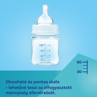 Canpol babies Anti-kólikás cumisüveg EasyStart MOUNTAINS 240 ml zöld