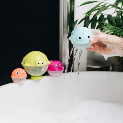 Canpol babies kreatív fürdőjáték-készlet esőzuhannyal 4 db OCEAN