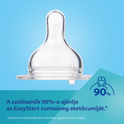 Canpol babies Anti-kólikás cumisüveg világító fogantyúval EasyStart