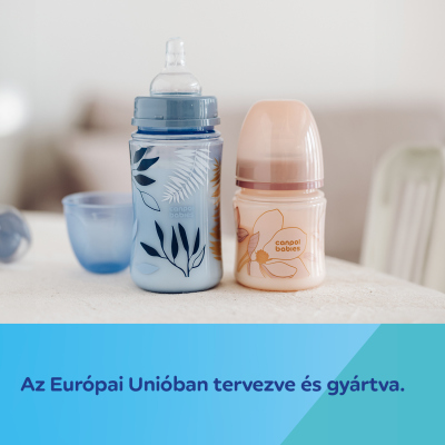 Canpol babies Anti-kólikás cumisüveg EasyStart GOLD 240ml kék