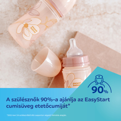 Canpol babies Anti-kólikás cumisüveg EasyStart GOLD 240ml kék