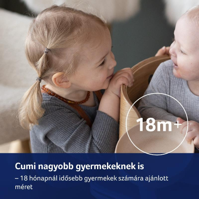 LOVI Szilikon dinamikus cumi Harmony 18hó+ 2db lány