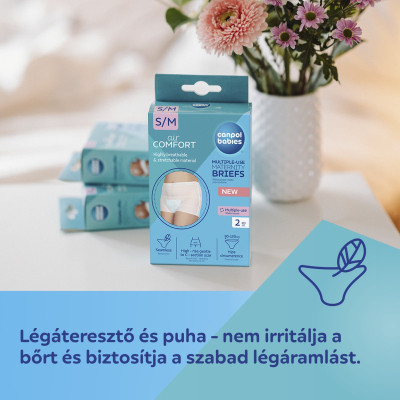 Canpol babies Többször használatos kismama alsónemű 2 db L/XL