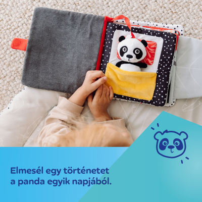 Canpol babies szenzoros fejlesztőkönyv PANDA BabiesBoo