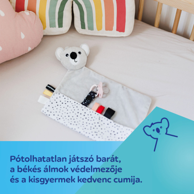 Canpol babies Szenzoros szundikendő cumitartóval BabiesBoo