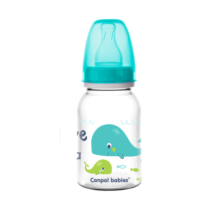 Canpol babies LOVE&SEA keskeny nyakú üveg, 120ml