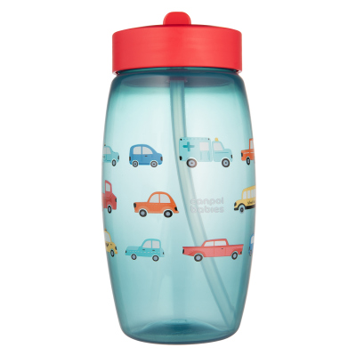 Canpol babies Sport billenő ivócsőrös kulacs Cars 400ml