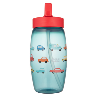 Canpol babies Sport billenő ivócsőrös kulacs Cars 400ml