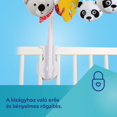 Canpol babies bluetooth-os zenélő kiságyforgó BabiesBoo