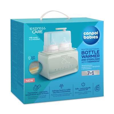 Canpol babies Dupla elektromos cumisüveg melegítő és sterilizáló 7az1ben