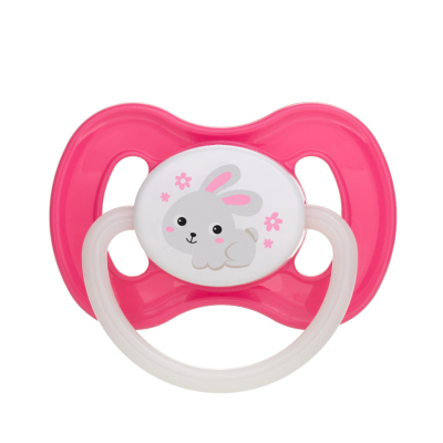 Canpol babies Világító kaucsuk cseresznye alakú cumi BUNNY&COMPANY 0-6 hónap 1 db rózsaszín