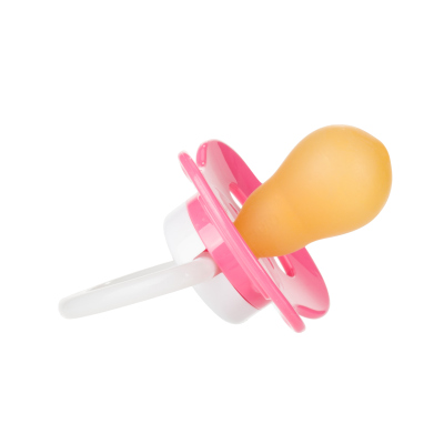 Canpol babies Világító kaucsuk cseresznye alakú cumi BUNNY&COMPANY 6-18 hónap 1 db rózsaszín