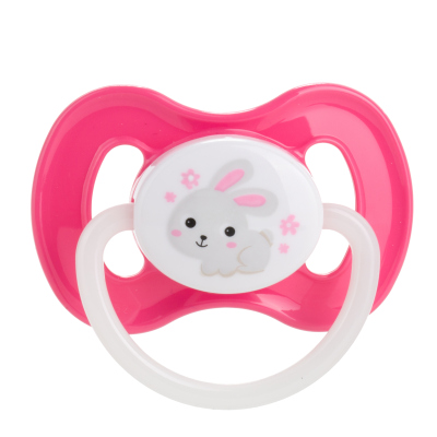 Canpol babies Világító kaucsuk cseresznye alakú cumi BUNNY&COMPANY 6-18 hónap 1 db rózsaszín