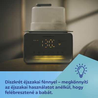 Canpol babies Dupla elektromos cumisüveg melegítő és sterilizáló 7az1ben