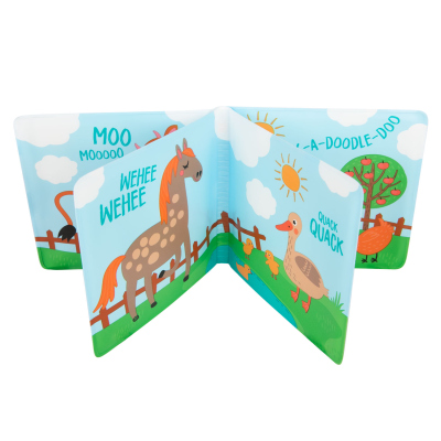 Canpol babies Puha sípoló fürdőkönyv FARM