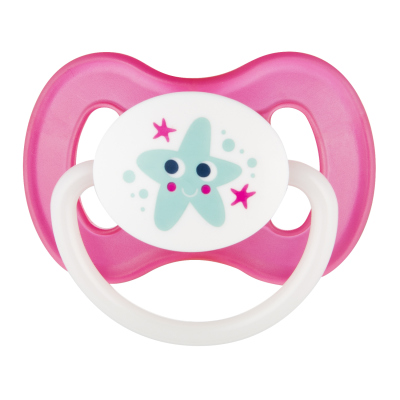 Canpol babies Világító kaucsuk cseresznye alakú cumi LOVE&SEA 6-18hó 1db