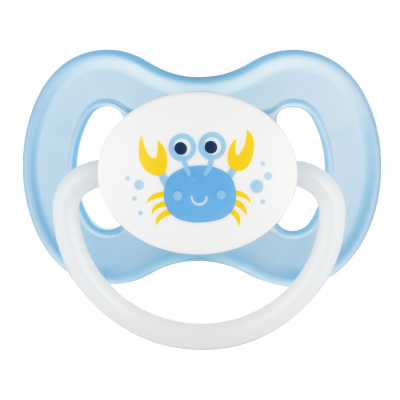 Canpol babies Világító kaucsuk cseresznye alakú cumi LOVE&SEA 0-6hó 1db