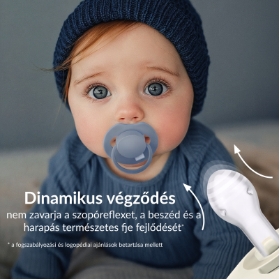 LOVI Dinamikus szilikon cumi PRIME 0-6hó 1db Blush