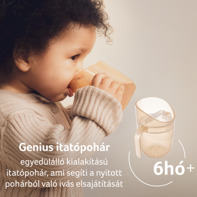 LOVI GENIUS Itatópohár 150ml Nude