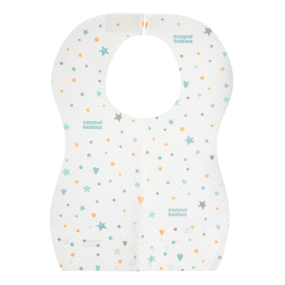 Canpol babies Vízálló egyszer használatos előke zsebbel 10 db