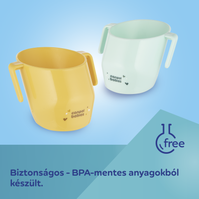 Canpol babies Itatópohár SMART 180 ml 12hó+ türkiz