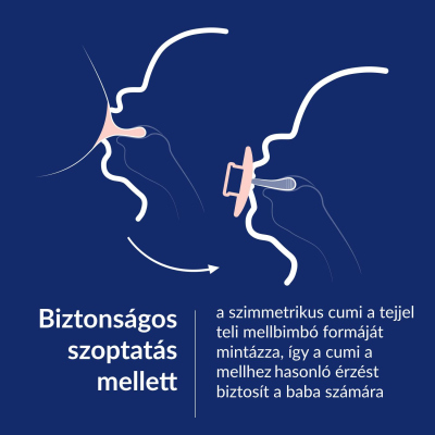 LOVI Világító dinamikus szilikon cumi PRIME 0-6hó 1db Blush