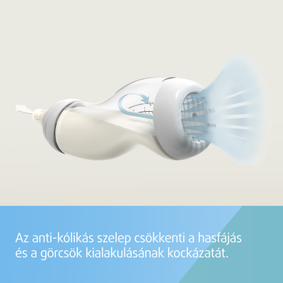 Canpol babies S-alakú széles nyakú anti-kólikás cumisüveg 200ml