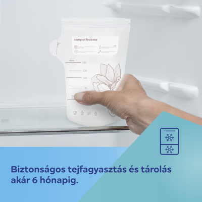Canpol babies Anyatej tároló tasak 20 db 150ml