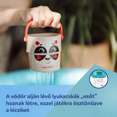 Canpol babies Fürdőjáték vödröcskék HELLO LITTLE 3db