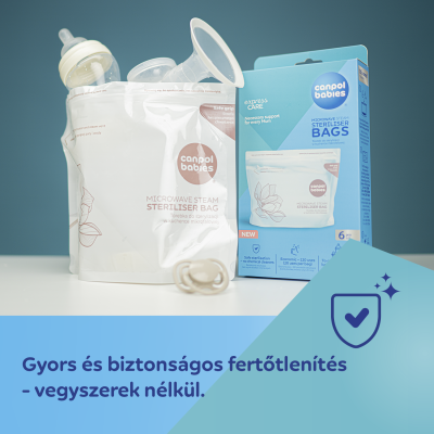 Canpol babies Mikrohullámú sterilizáló zacskó 6 db