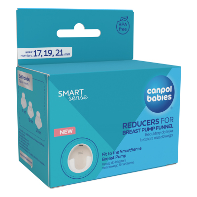 Canpol babies Pót szilikon tölcsérszűkítők 17/19/21 mm a SmartSense mellszívóhoz