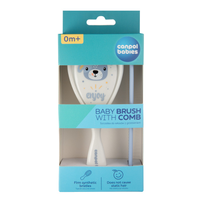Canpol babies Baba kefe és fésű CUTE ANIMALS